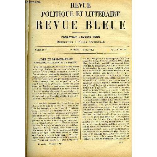 Revue Bleue - Revue Politique Et Litteraire Tome Viii N° 3 - L Idée... on Productcaster.