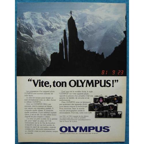 Publicité Papier - Appareil Photo Olympus De 1981 on Productcaster.