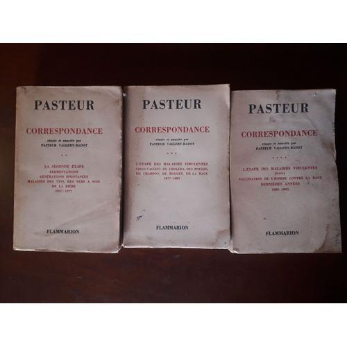 Correspondance De Pasteur (3 Volumes) on Productcaster.