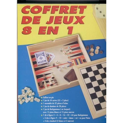 Coffret De Jeux 8 En 1 on Productcaster.