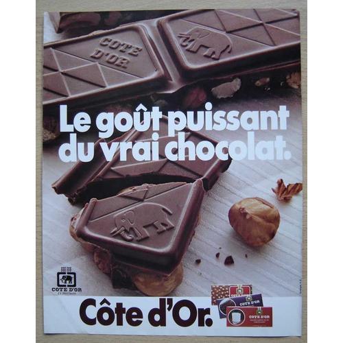 Publicité Papier - Chocolat Côte D'or De 1981 on Productcaster.