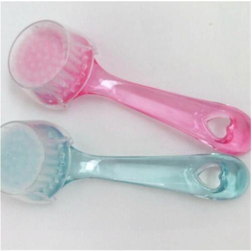 Brosse De Maquillage En Nylon Transparent Exfoliant Brosse Faciale ... on Productcaster.