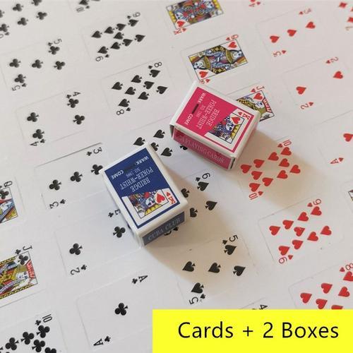 Mini Maison De Poupée, Jeux Miniatures De Poker 1:12, Cartes À Joue... on Productcaster.