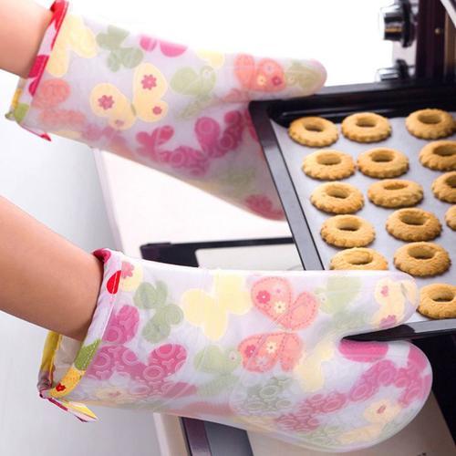 Gants de cuisine en Silicone Résistants à la chaleur porte-Pot de c... on Productcaster.