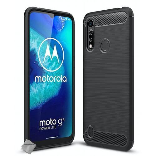 Housse Etui Coque Silicone Gel Carbone Pour Motorola Moto G8 Power ... on Productcaster.