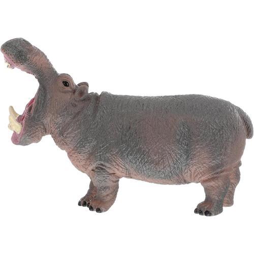 1 Pc Animaux Simulés Figurine D'hippopotame Jouets Éducatifs Pour L... on Productcaster.