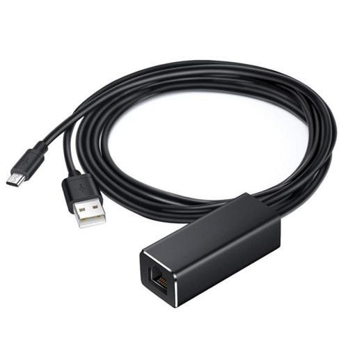 Adaptateur Ethernet de carte réseau Micro USB pour Chromecast 2.0 à... on Productcaster.