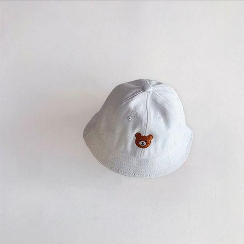 Chapeau Seau En Coton Doux Pour Bébé, Couvre-Chef De Soleil Brodé O... on Productcaster.