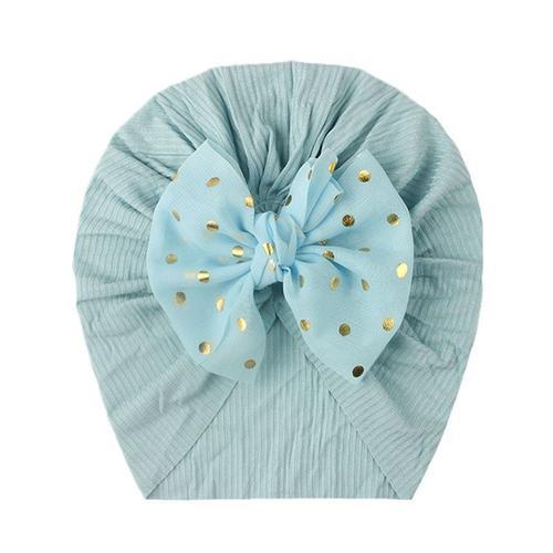 Chapeau De Bébé Brillant À Gros N?Uds, Joli Turban De Couleur Unie ... on Productcaster.