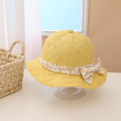 Chapeaux Seau À N?Ud Floral Pour Bébé Fille, Chapeau De Soleil En M... on Productcaster.