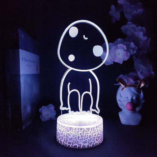 Lampe De Chevet Avec Personnage De Princesse Mononoke, Adaptée À L'... on Productcaster.