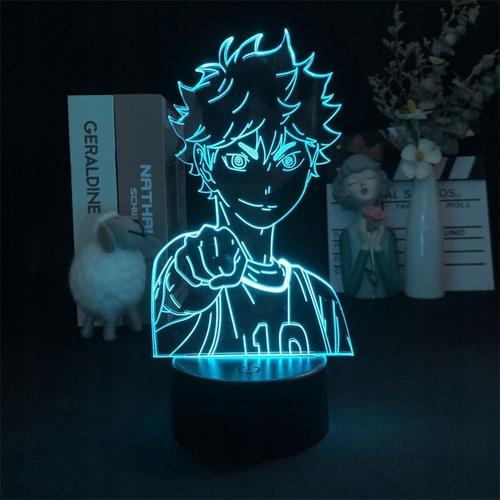 Convient Pour Haikyuu Shoyo Hinata Anime Comics Lampe 3d Lampe De C... on Productcaster.