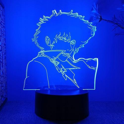 Convient Pour Cowboy Bebop 3d Led Lampe De Chambre Lampe De Chevet ... on Productcaster.