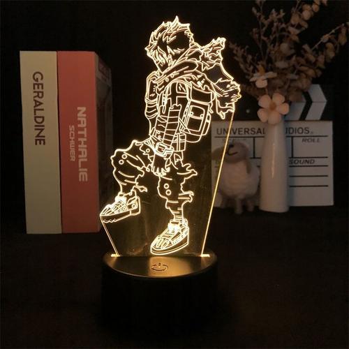 Convient Pour 3d My Hero Academia Bakou Lampe Lampe De Chevet Veill... on Productcaster.