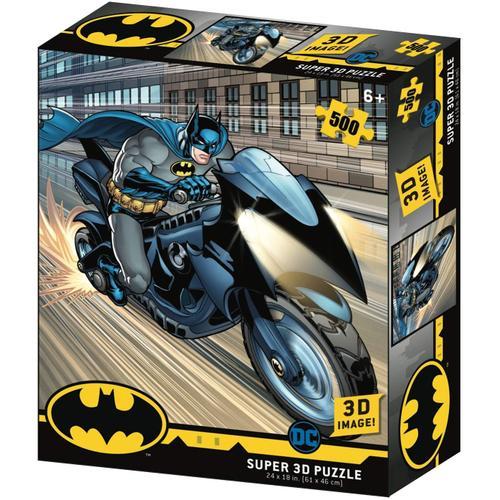 Dc Comic Bm32519 Batman - Puzzle 3d Effet Batcycle on Productcaster.