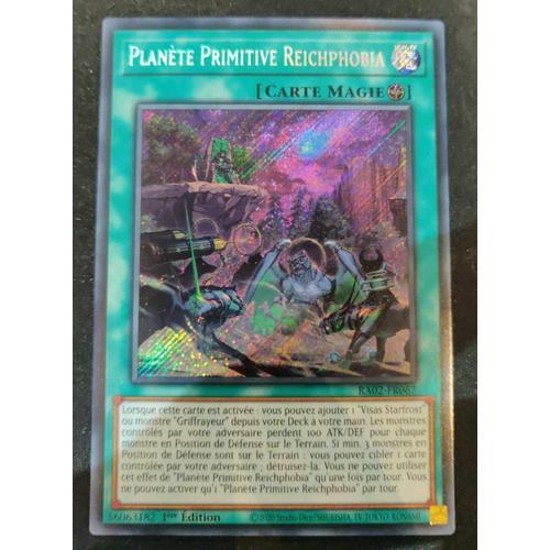 Yu Gi Oh Ra02 Fr067 Planète Primitive Reichphobia Secrète Rare on Productcaster.