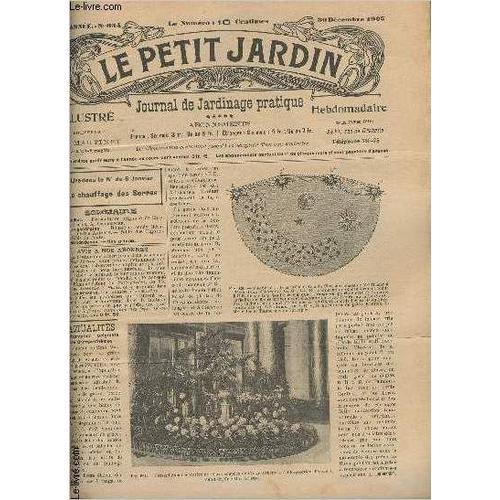 Le Petit Jardin Illustre N° 634 - 30 Déc. 1905 - Présentation Origi... on Productcaster.