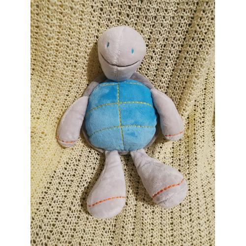 Doudou Tortue Gris Bleu Brodée Okaïdi on Productcaster.