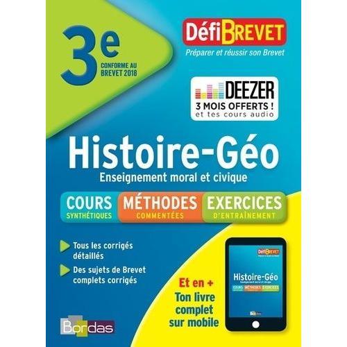 Histoire Géographie Enseignement Moral Et Civique Brevet 3e on Productcaster.