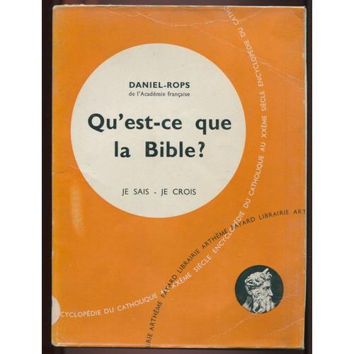 Je Sais-Je Crois N°60 : Qu'Est-Ce Que La Bible (6 : La Bible, L... on Productcaster.