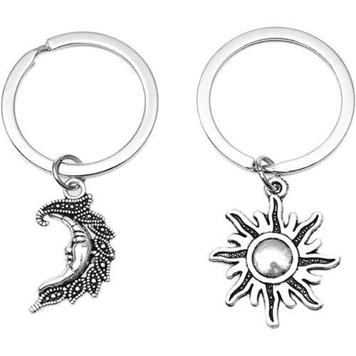 Porte-Clés Soleil Et Lune Meilleurs Amis Porte-Clés Ensemble Couple... on Productcaster.