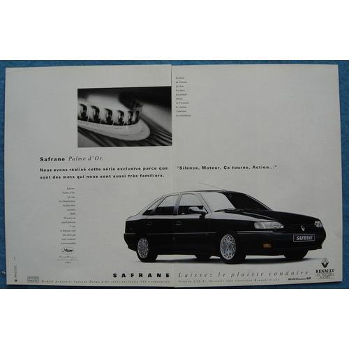 Publicité Papier - Voiture Renault Safrane T.D. De 1993 on Productcaster.