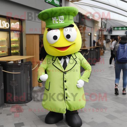 Personnage De Costume De Mascotte Redbrokoly De Dim Sum Vert Citron... on Productcaster.