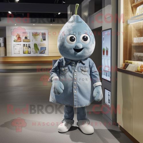 Personnage De Costume De Mascotte Redbrokoly Silver Pear Habillé D'... on Productcaster.