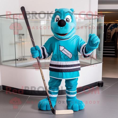 Personnage De Costume De Mascotte Redbrokoly De Bâton De Hockey Sur... on Productcaster.