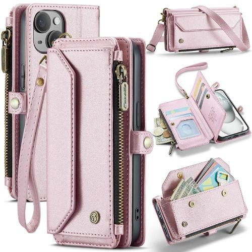 Crossbody Étui Pour Iphone 15 Étui Portefeuille Portefeuille Étui P... on Productcaster.