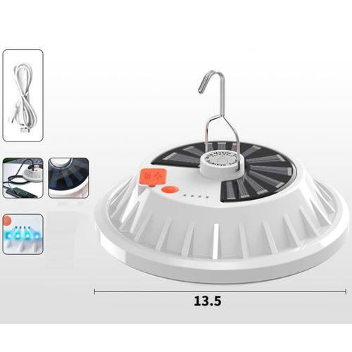 Lampe Solaire Led Solaire Ufo Light Power Bank Urgence Camping Exté... on Productcaster.