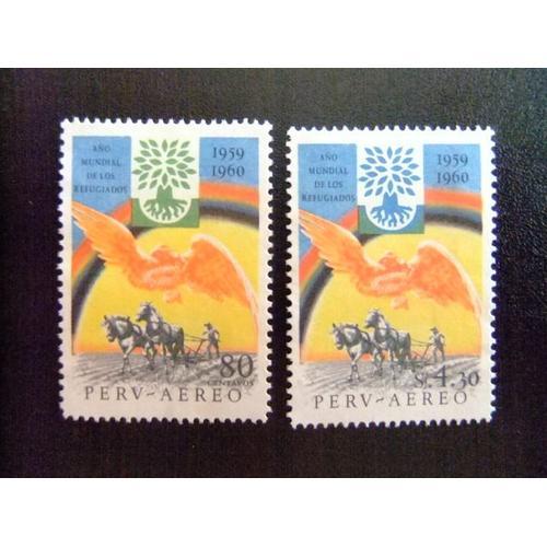 L 59 Peru 1960 / Año Del Refugiado - World Refugee Year / Yvert Pa ... on Productcaster.