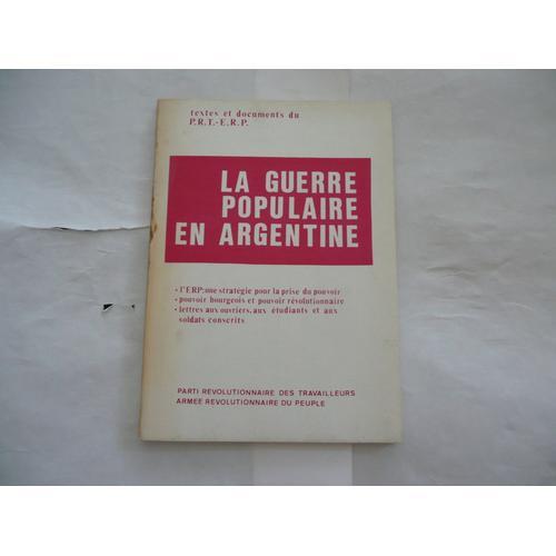 Parti Révolutionnaire Des Travailleurs D'argentine - La Guerre Popu... on Productcaster.