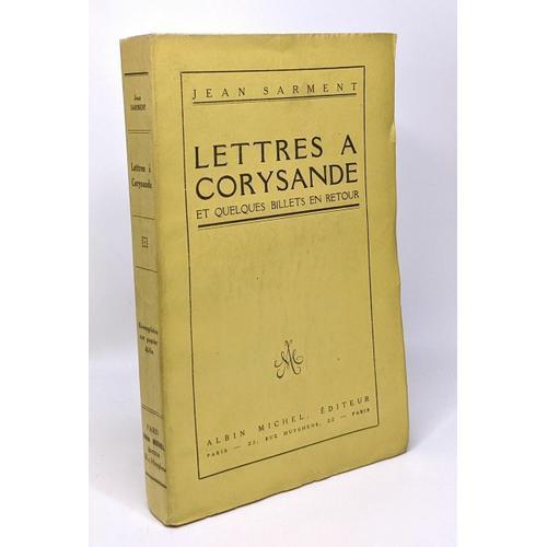 Lettres À Coryande Et Quelques Billets En Retour on Productcaster.