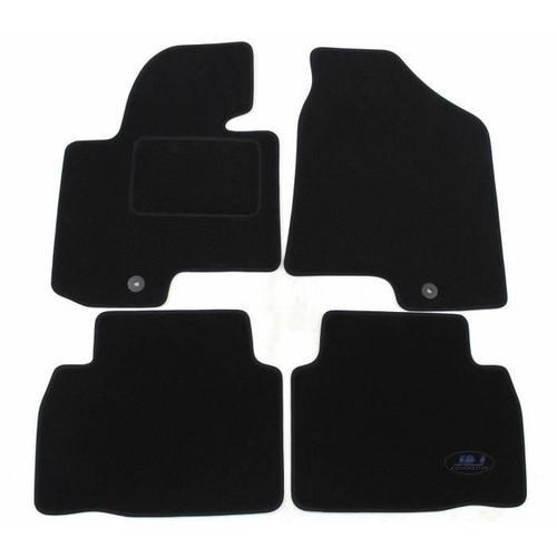 J&j Automotive | Tapis De Sol Noir Velours Sur Mesure Pour Kia Ix35... on Productcaster.