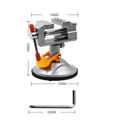 Étau de banc de table de base de ventouse de bain, mini étau de fix... on Productcaster.