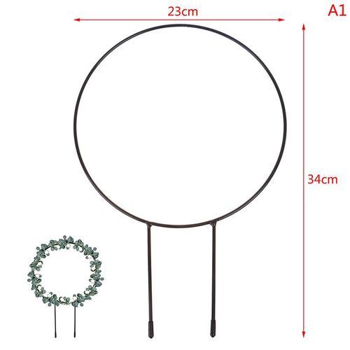 Support De Plante De Jardin En Fer, 1 Pièce, Piquet Rond En Forme D... on Productcaster.