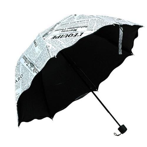 Parapluies pliants College de journaux pour femmes, trois parapluie... on Productcaster.