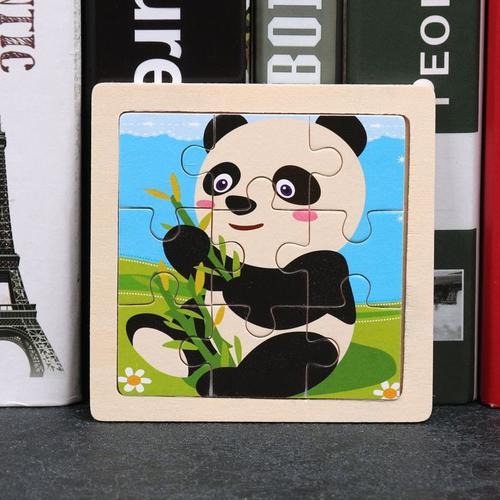 3d Bois Dessin Animé Mignon Panda Puzzle Jouets Pour Enfants Bébé A... on Productcaster.