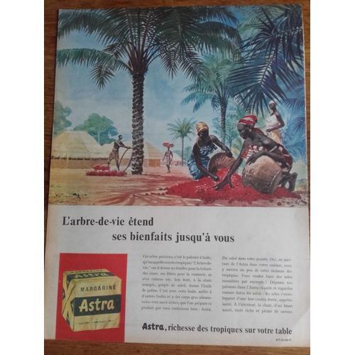 Publicité Années 1950/1960 -Astra- Le Palmier À Huile "Arbre De Vie... on Productcaster.