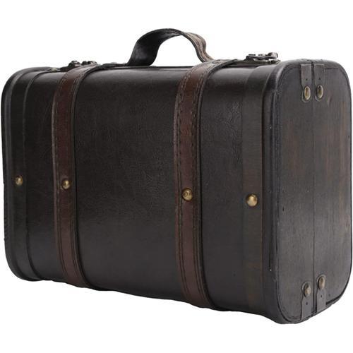 Valise en Bois, Coffre de Rangement Vintage avec Sangles, Boîte Déc... on Productcaster.