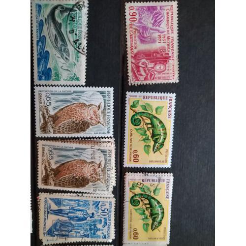 Timbre France 1692 1693 1694 Protection De La Nature 1971-1972 on Productcaster.