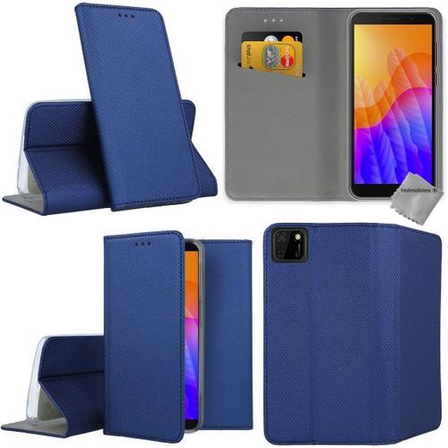 Housse Etui Coque Pochette Portefeuille Pour Huawei Y5p + Verre Tre... on Productcaster.