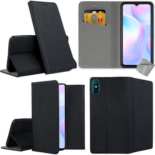 Housse Etui Coque Pochette Portefeuille Pour Xiaomi Redmi 9a + Verr... on Productcaster.