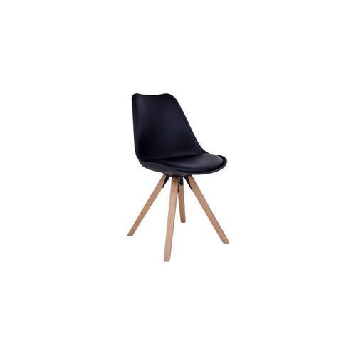 Lot De 2 Chaises Bergen, Noir, 55x48x86 Cm on Productcaster.