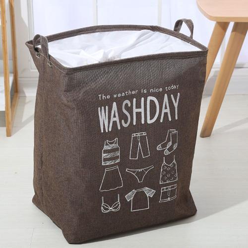 Panier de rangement pliable pour linge, 44x35x50cm, avec couvercle ... on Productcaster.