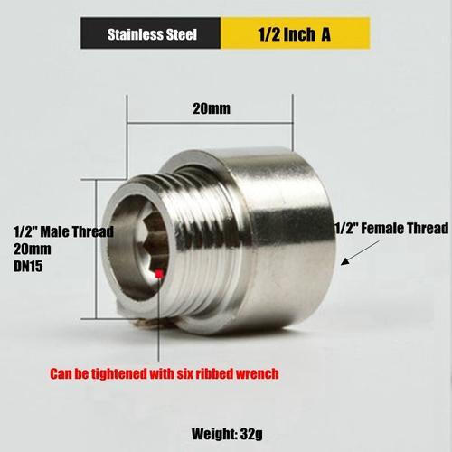 Filetage femelle en acier inoxydable | Raccord Direct, 1/2 ""3/4"" ... on Productcaster.