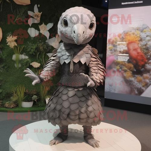 Personnage De Costume De Mascotte Redbrokoly De Pangolin Gris Habil... on Productcaster.