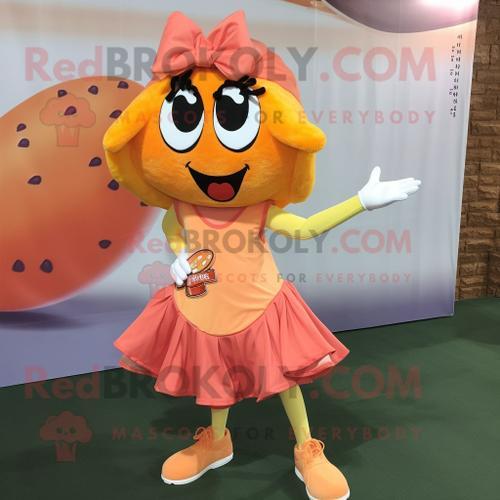 Personnage De Costume De Mascotte Redbrokoly Peach Paella Habillé D... on Productcaster.