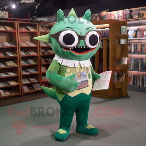 Personnage De Costume De Mascotte Redbrokoly De Requin Vert Forêt H... on Productcaster.